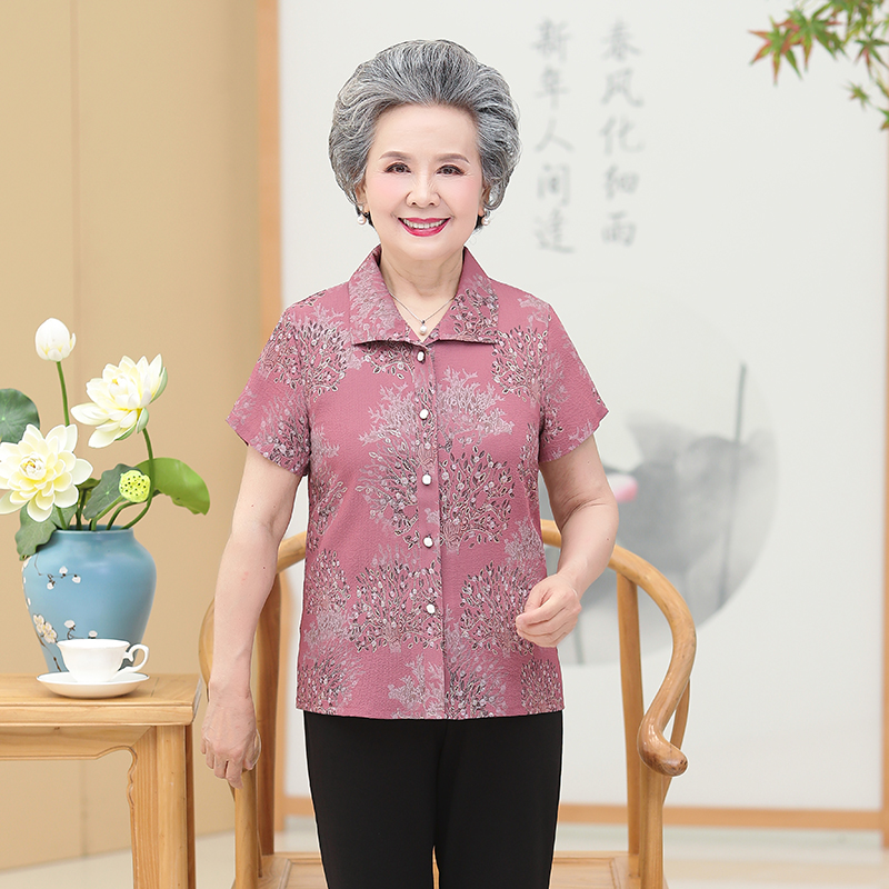 เสื้อคุณยาย เสื้อผู้วัยอายุ60-70ปี มีขนาด L-4XL(อกประมาณ35-45นิ้ว)