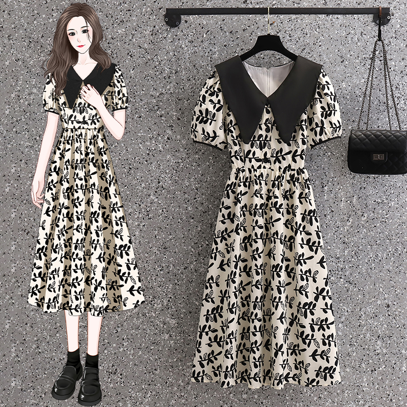เดรสคนอ้วน เดรสสาวอวบ ชุดเดรสคนอ้วนวัยรุ่น BY PLUS SIZE Girl