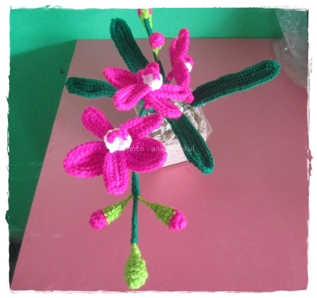 กล้วยไม้ถัก (orchid crochet)