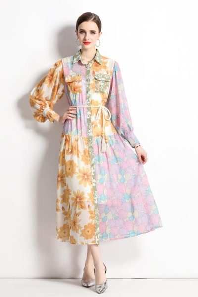 ชุดเดรสยาวสวยๆ ชุดเดรสยาวใส่สบาย ใส่ทำงาน