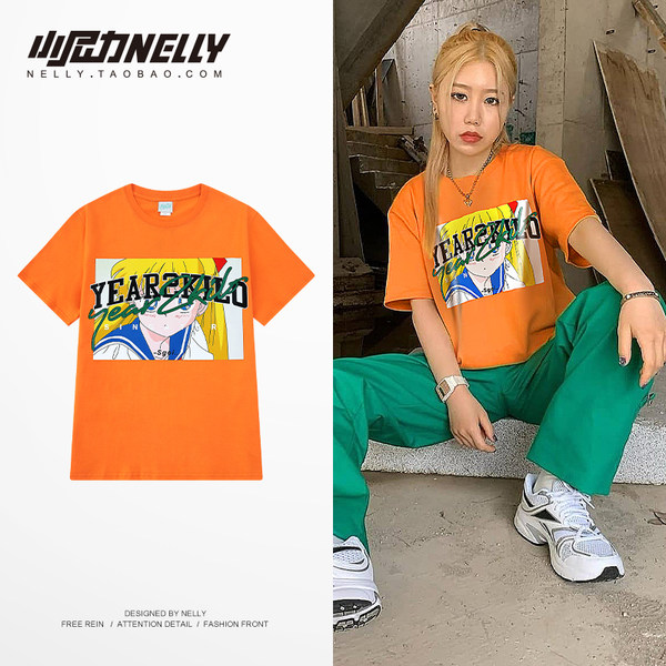 เสื้อยืดคอกลม ผู้ชาย เสื้อยืดผู้ชายเกาหลี เสื้อยืดเกาหลี แบรนด์ NELLY