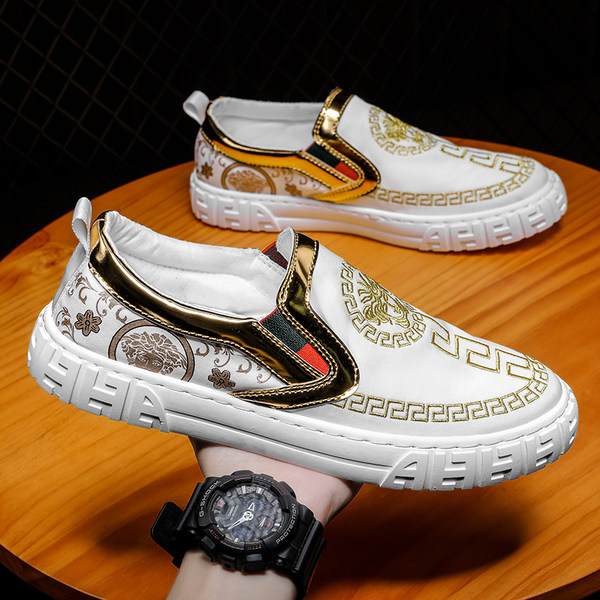 รองเท้าหนังผู้ชาย มีไซส์39-44 รองเท้าโลฟเฟอร์ชาย Slip-On Shoes
