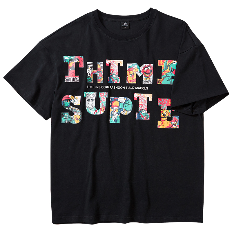 เสื้อยืดผู้ชายอ้วน S-5XL(อกเสื้อ39-51นิ้ว)