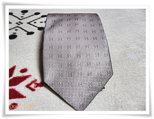 เนคไท ผู้ชาย Hermes สีน้ำตาล N001