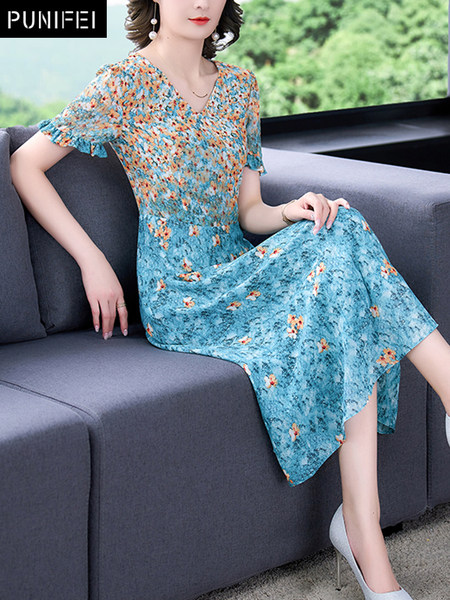 เดรสวัยผู้ใหญ่40-60ปี เดรสคุณแม่ ชุดเดรสทำงานวัยผู้ใหญ่ แบรนด์ MAMA DRESS