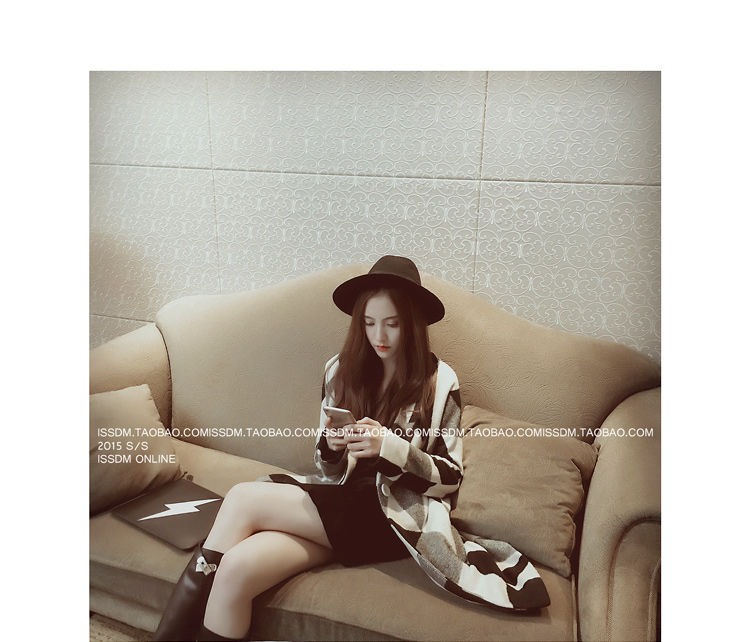 เสื้อโค้ทกันหนาว ทอลาย ดีไซน์เก๋ มีสไตล์ งานดี ขนสังเคราะห์ เนื้อนุ่มละเอียด ไม่บาง บุซับในกันลม พร้อมส่งค่า same pic