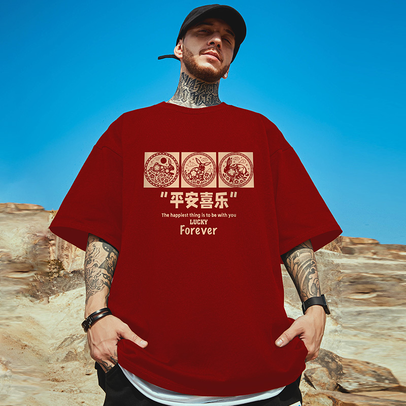 เสื้อยืดผู้ชายอ้วน S-5XL(อกเสื้อ39-51นิ้ว)
