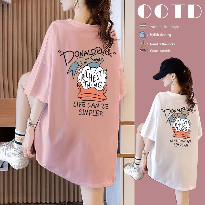 เสื้อยืดคนอ้วนแบบโอเวอร์ไซส์แบบ ulzzang fashion สนใจทักแชท
