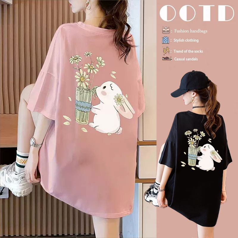 เสื้อยืดคนอ้วนแบบโอเวอร์ไซส์แบบ ulzzang fashion สนใจทักแชท
