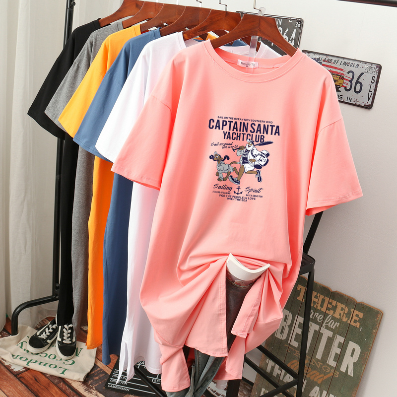 เดรสสไตล์เสื้อยืด S-3XL(อกเสื้อยืด 43- 51 นิ้ว)ใส่สบายๆอยู่บ้าน ใส่นอน