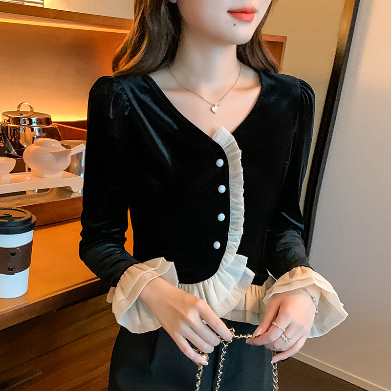 เสื้อเชิ้ตผู้หญิงแขนยาว เสื้อเชิ้ตผู้หญิงใส่ทํางาน 390 บาทต่อชิ้น ฟรีค่าจัดส่ง