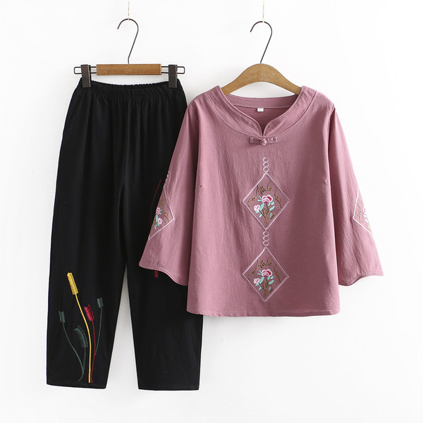 เสื้อลินินสไตล์ผู้ใหญ่ เสื้อคุณแม่ เสื้อผู้ใหญ่ แบรนด์ LININ