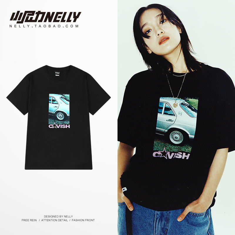 เสื้อยืดคอกลม ผู้ชาย เสื้อยืดผู้ชายเกาหลี เสื้อยืดเกาหลี แบรนด์ NELLY