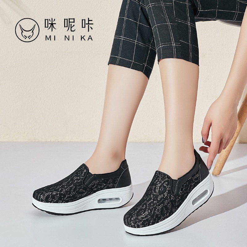 รองเท้าผ้าใบ รองเท้าลำลอง รองเท้าผ้าใบลำลอง รองเท้าแฟชั่นแบบสวม Slipper Shop