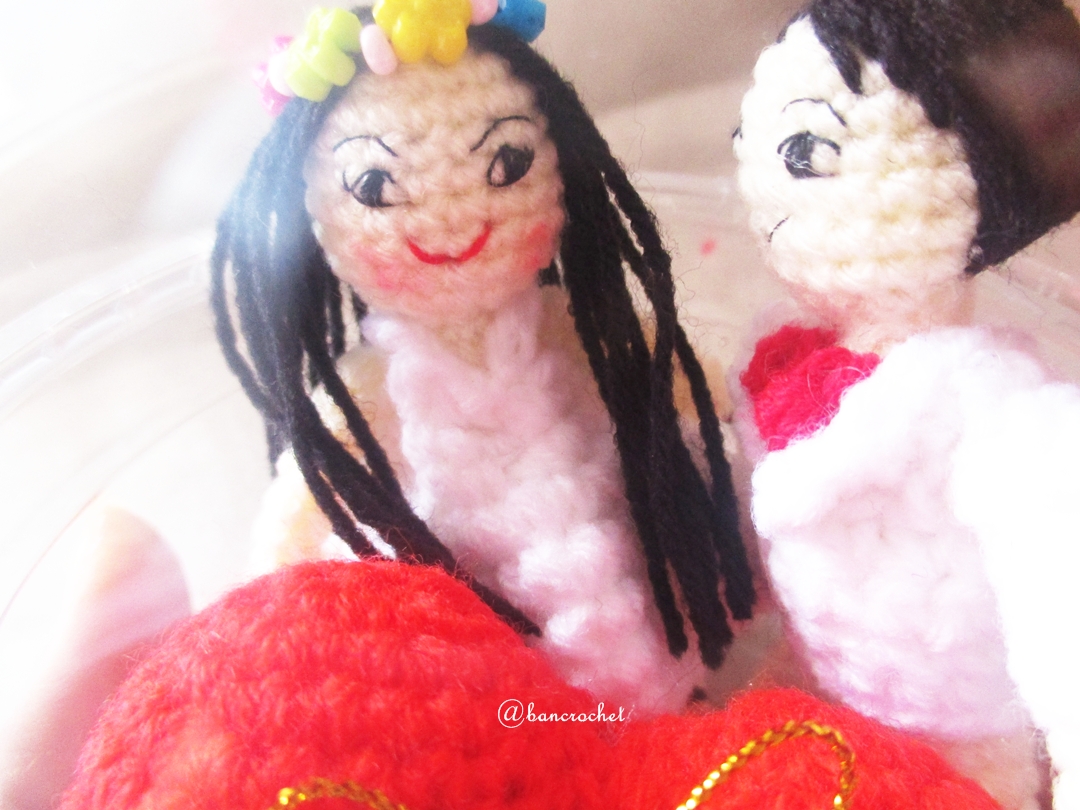 ตุ๊กตาคู่รักคัพเค้ก lovely cupcake