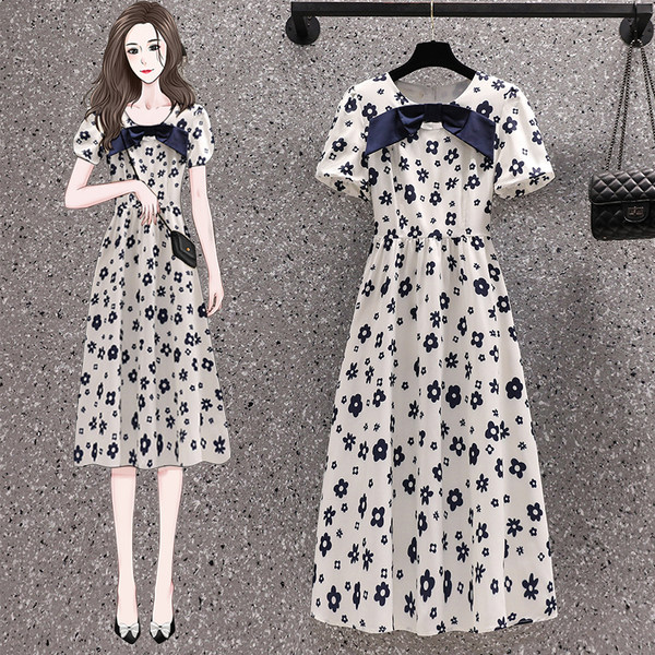 เดรสคนอ้วน เดรสสาวอวบ ชุดเดรสคนอ้วนวัยรุ่น BY PLUS SIZE Girl