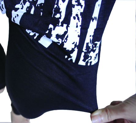 กางเกงพิมพ์ลายสกรีน ทรงสุดฮิต *สีดำ*