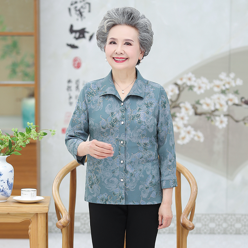 เสื้อคุณยาย เสื้อผู้วัยอายุ60-70ปี มีขนาด L-4XL(อกประมาณ35-45นิ้ว)