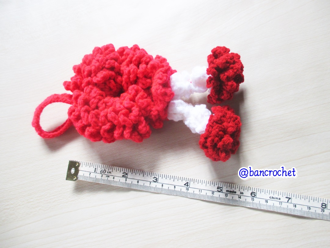 Bancrochet พวงมาลัยถักโครเชต์ Crochet Thai Garland หลากสี 6*5*4 inch