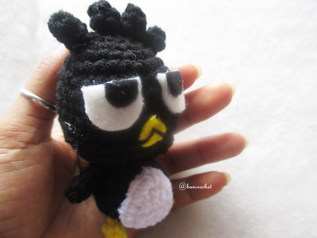 พวงกุญแจแบดแบดมารุถัก badbadz maru amigurumi crochet