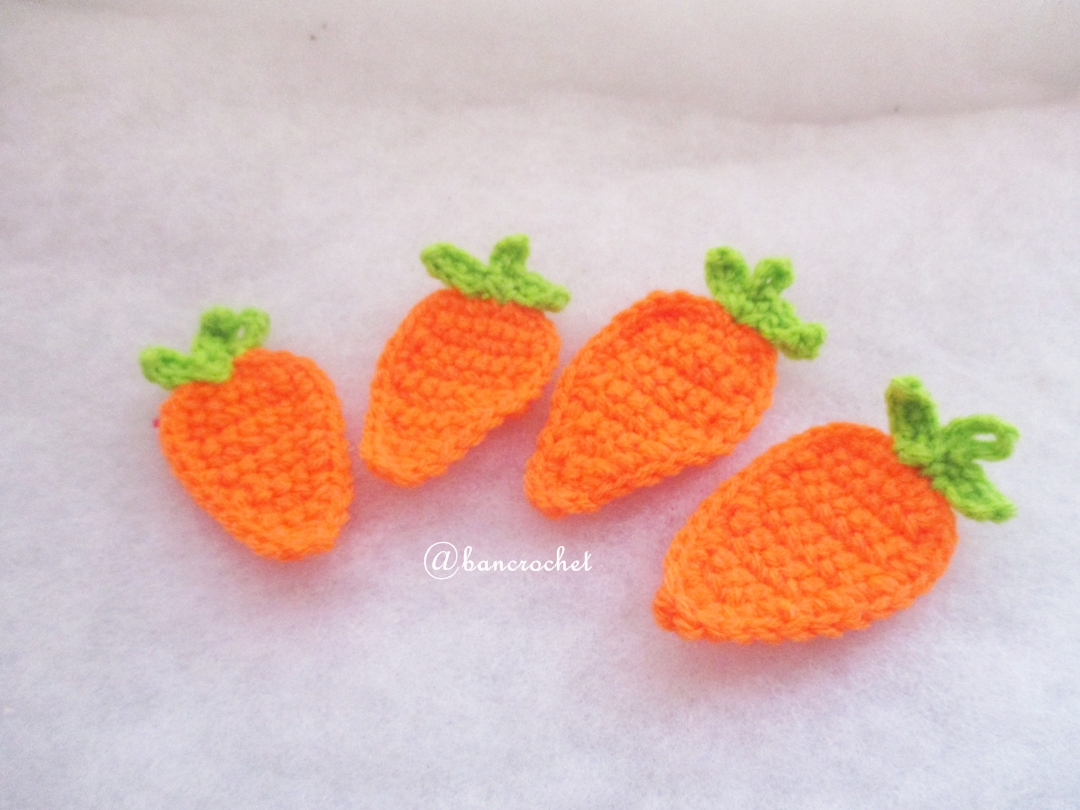 แครอทถักโครเชต์ carrots fruit crochet