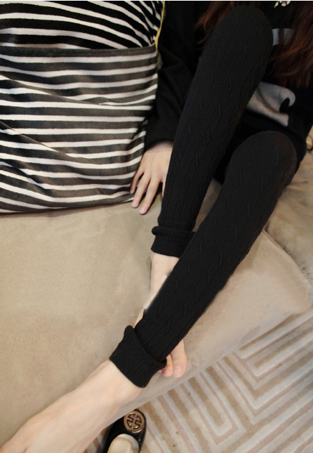 Legging เลกกิ้ง ผ้าเนื้อนุ่มมี texture ในตัว ยืดได้เยอะ พร้อมส่ง