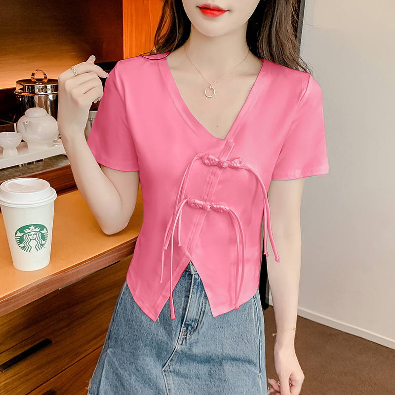 เสื้อยืดวัยรุ่นน่ารักๆ เสื้อวัยรุ่นแขนสั้น เสื้อผ้าวัยรุ่นเกาหลี แบรนด์ Wiyike