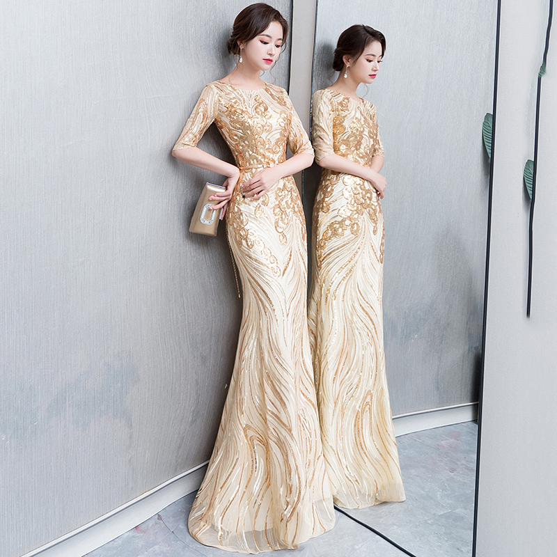 ชุดราตรี ชุดราตรีสวยหรู แบบ ทันสมัย Evening dress
