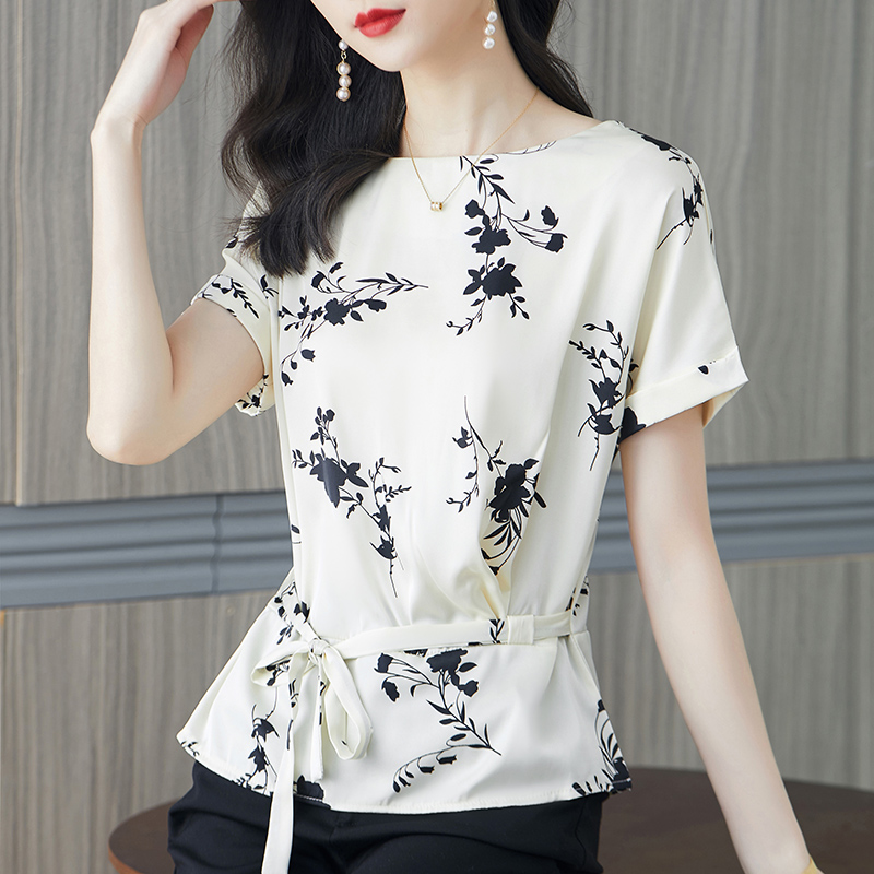 เสื้อชีฟอง เสื้อแฟชั่นสุภาพสตรีวัยผู้ใหญ่ มีไซต์ อก34นิ้ว-43นิ้ว