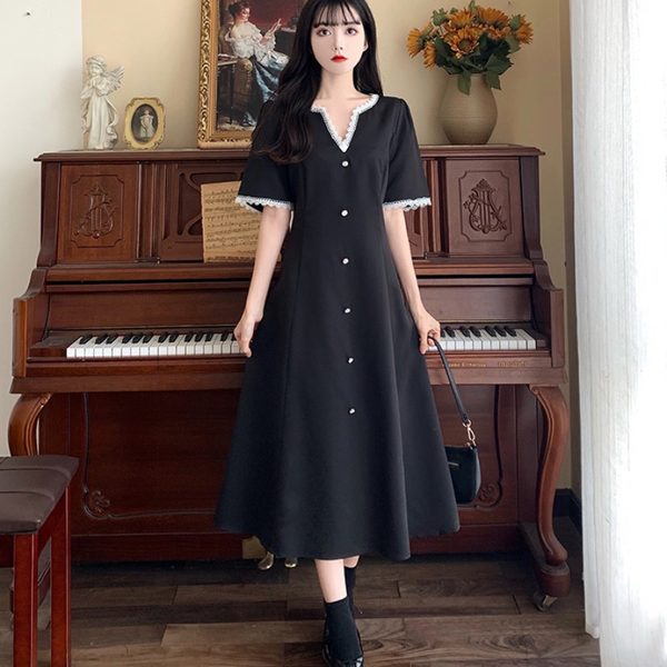 เดรสคนอ้วน เดรสสาวอวบ ชุดเดรสคนอ้วนวัยรุ่น BY PLUS SIZE Girl