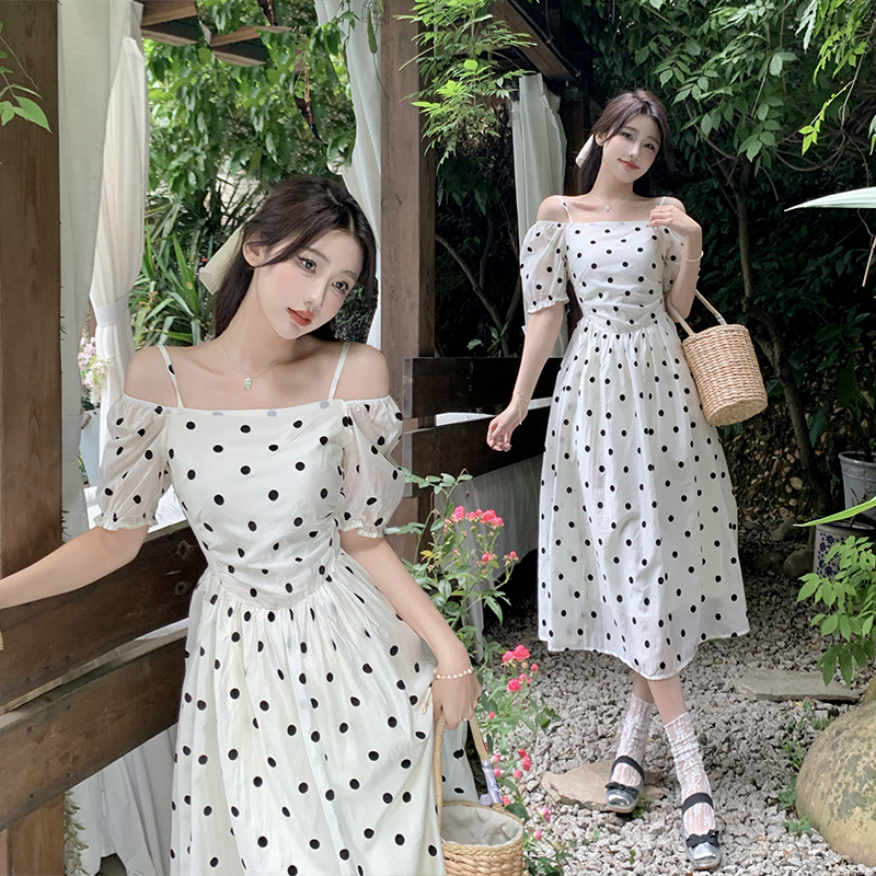 เดรสแขนสั้น มีไซส์ L-4XLอก 38-47 นิ้ว ใส่ได้ทั้งสาวหุ่นดีน่ารักจนถึงสาวอวบพลัสไซส์ จัดส่งฟรี! ทักแชทสั่งซื้อ