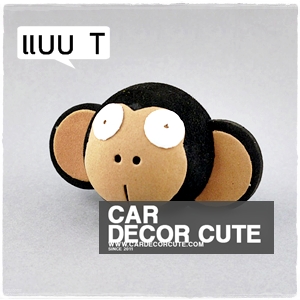 Antenna balls ลูกบอลน่ารักเสียบเสาอากาศรถยนต์ ลายการ์ตูน - แบบ T