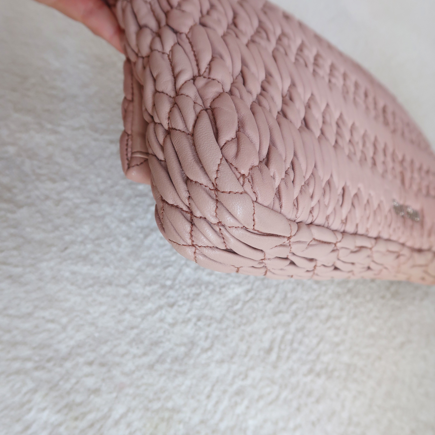 Miu Miu Cameo Matelasse Large Crystal Clutch