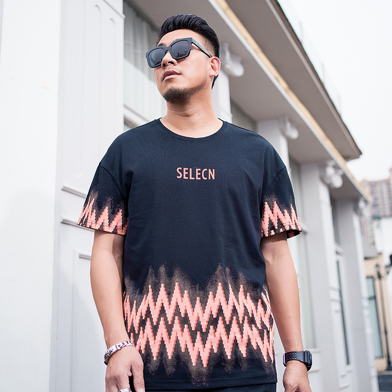 เสื้อยืดผู้ชายอ้วน S-5XL(อกเสื้อ39-51นิ้ว)