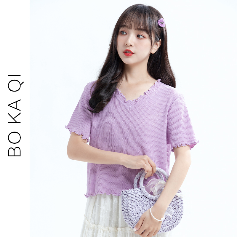 เสื้อผ้าวัยรุ่นเกาหลี เสื้อยืดวัยรุ่นผู้หญิง มีขนาด S M L XL
