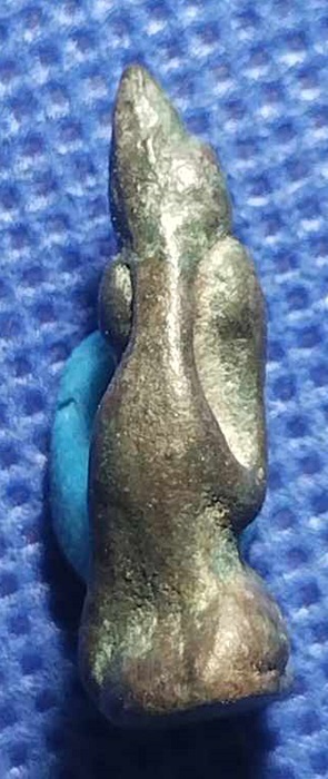 พระปิดตากรุวัดท้ายย่าน พิมพ์เขียดเนื้อแร่พลวง