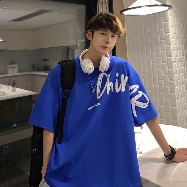 เสื้อยืดผู้ชายอ้วน S-5XL(อกเสื้อ39-51นิ้ว)