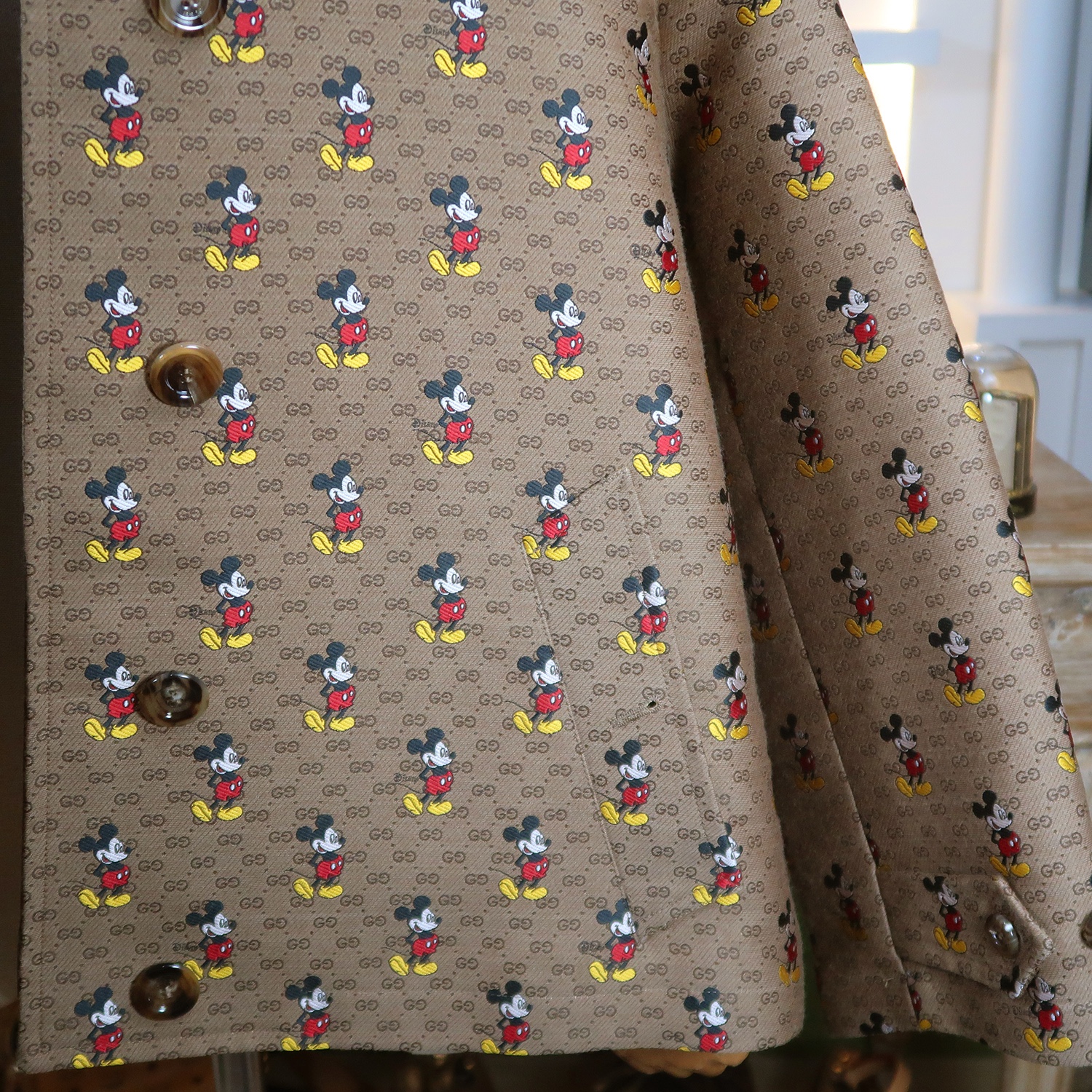 Gucci X Disney GG/Mickey Mouse Oversized Jacket Size 42