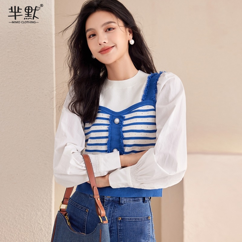 เสื้อลูกไม้ เสื้อเชิ้ตแขนยาว