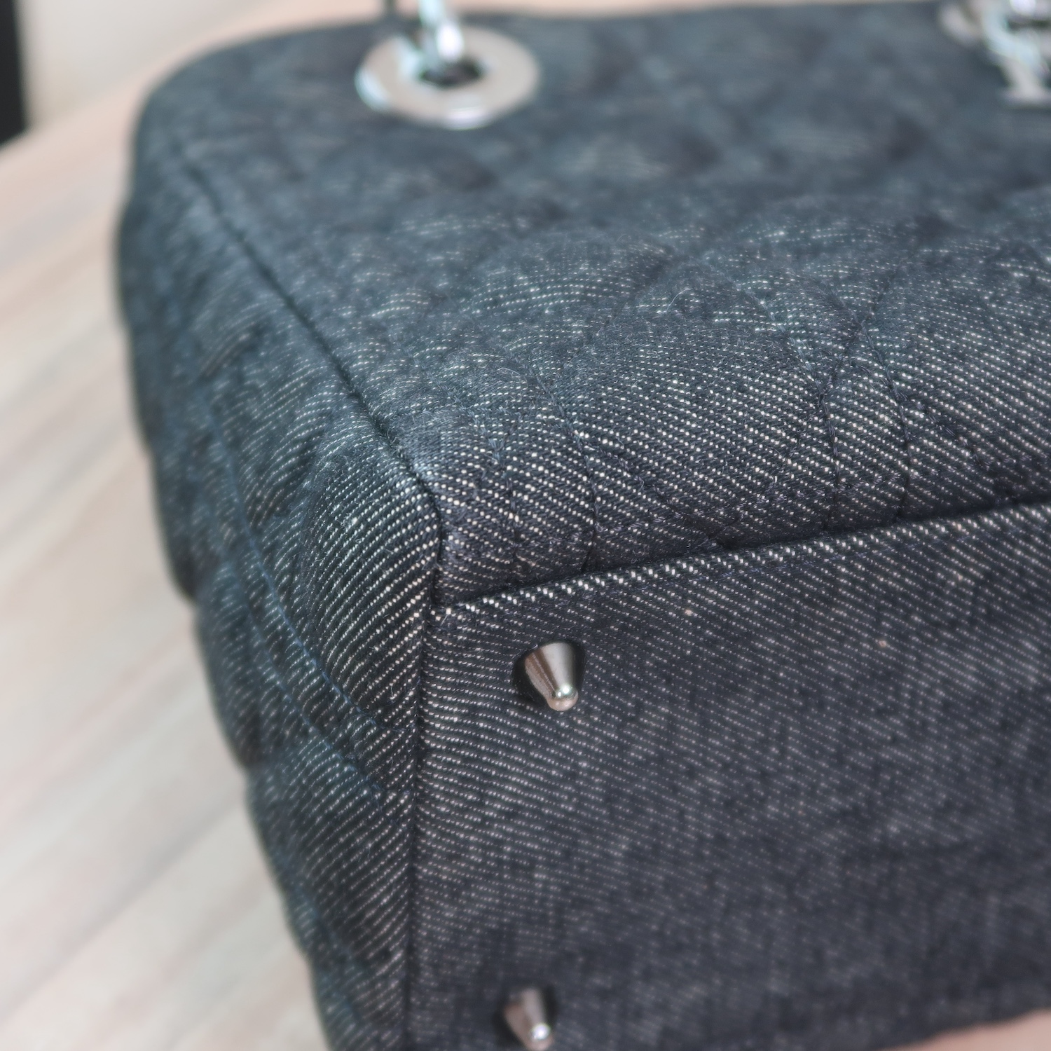 Christian Dior Black Danim Lady 10" SHW