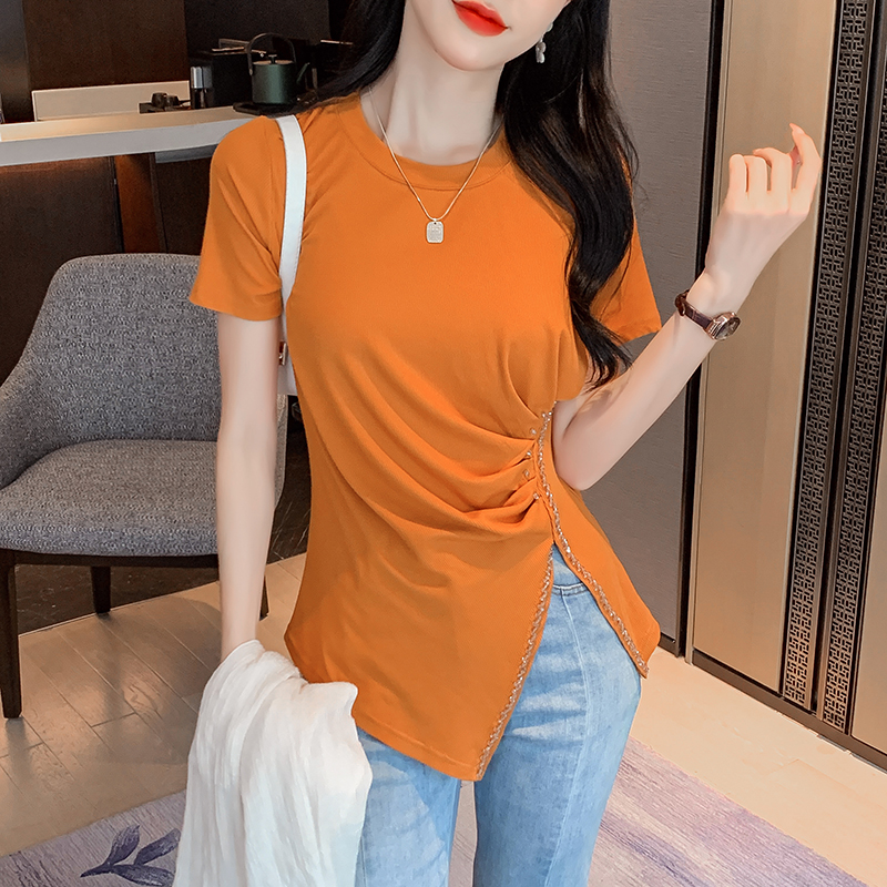 เสื้อผ้าวัยรุ่นเกาหลี เสื้อยืดวัยรุ่นผู้หญิง มีขนาด S M L XL