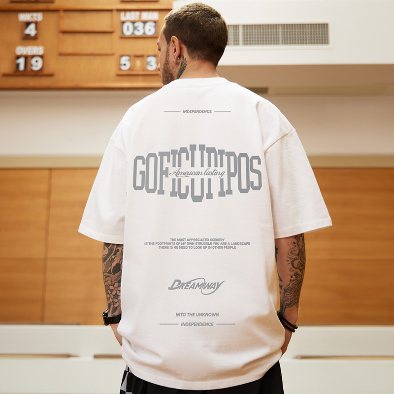 เสื้อยืดผู้ชายอ้วน S-5XL(อกเสื้อ39-51นิ้ว)
