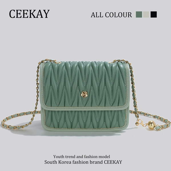 กระเป๋าสะพายข้างเกาหลี กระเป๋าผู้หญิงแบรนด์ CEEKEY