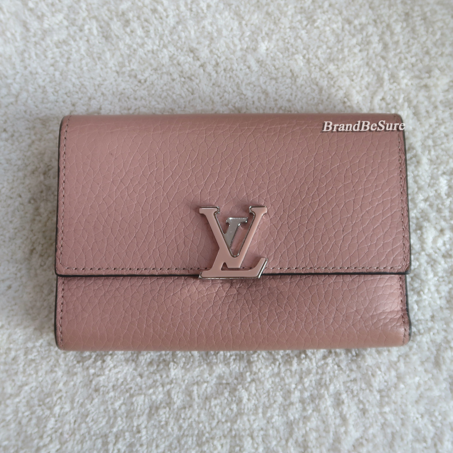 Louis Vuitton Mulan Pink Taurillon Capucines Mini Wallet