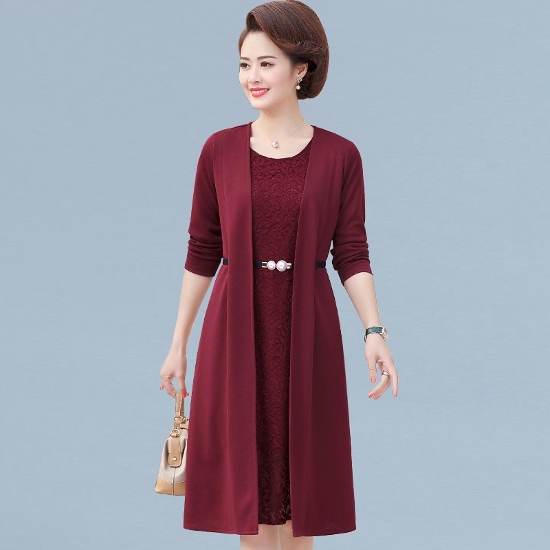 เดรสวัยผู้ใหญ่40-60ปีเดรสคุณแม่