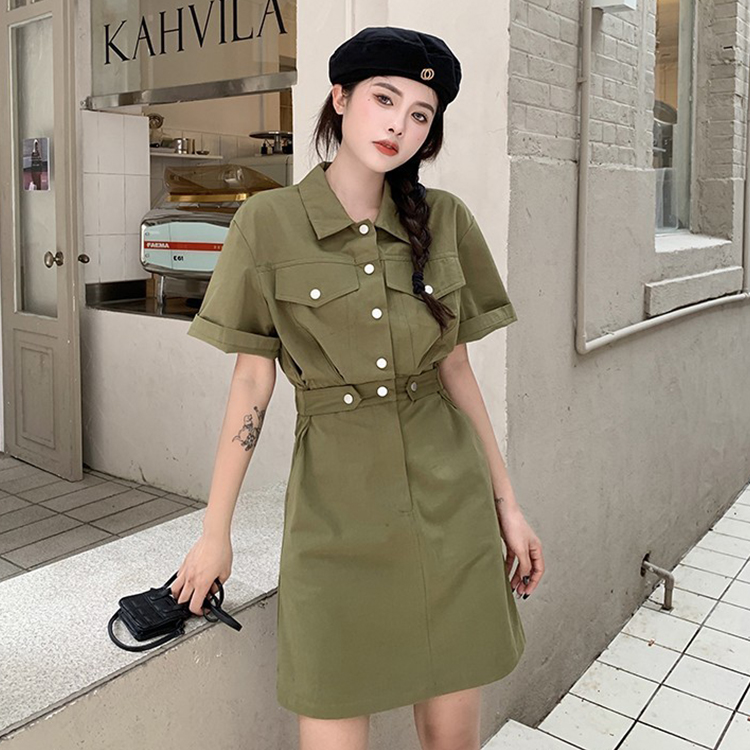 เดรสวัยรุ่น-เดรสคนอ้วนวัยรุ่น L-4XL(อก38-46 นิ้ว)