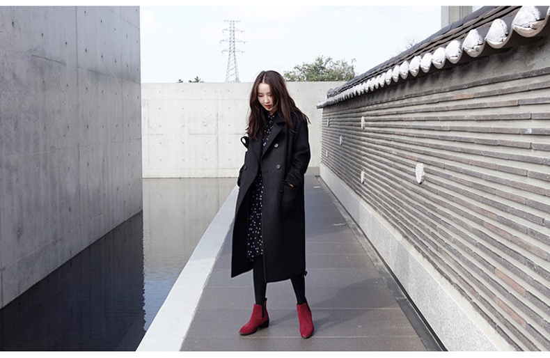 OverCoat เสื้อโค้ทกันหนาว สไตล์เกาหลี แต่งดีเทลเยอะ ทรงโคล่ง ผ้าวูลผสมเนื้อดี บุซับในกันลม พร้อมส่ง same pic