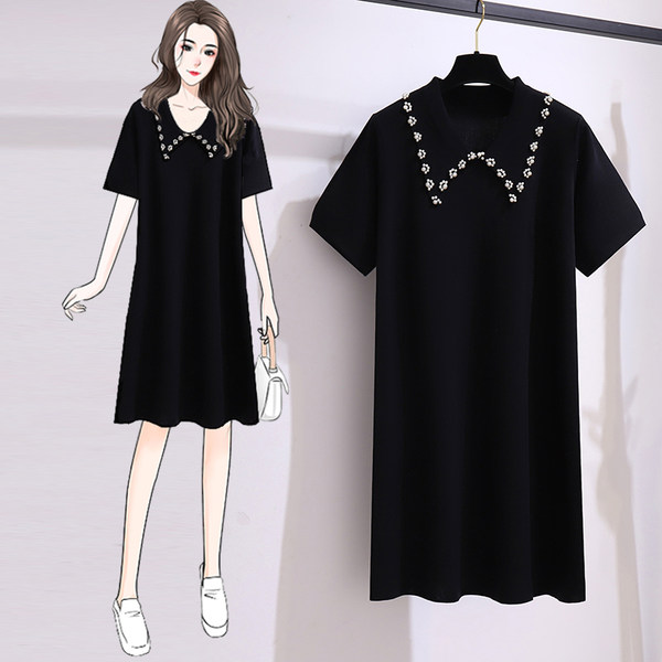 เดรสคนอ้วน เดรสสาวอวบ ชุดเดรสคนอ้วนวัยรุ่น BY PLUS SIZE Girl