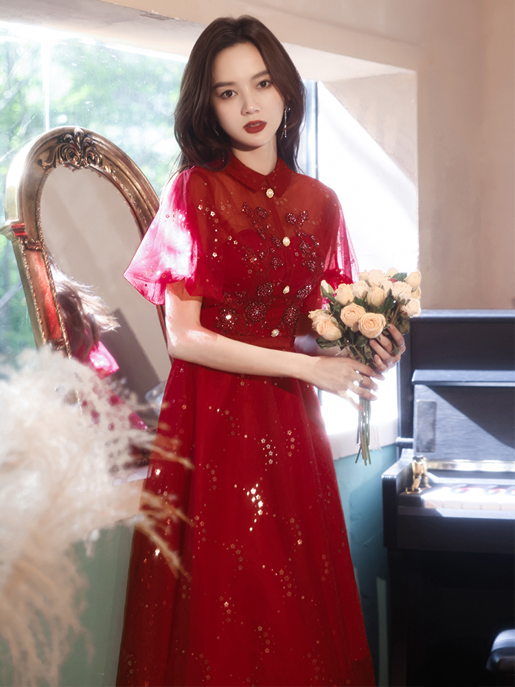 ชุดราตรี ชุดราตรีสวยหรู แบบ ทันสมัย Evening dress