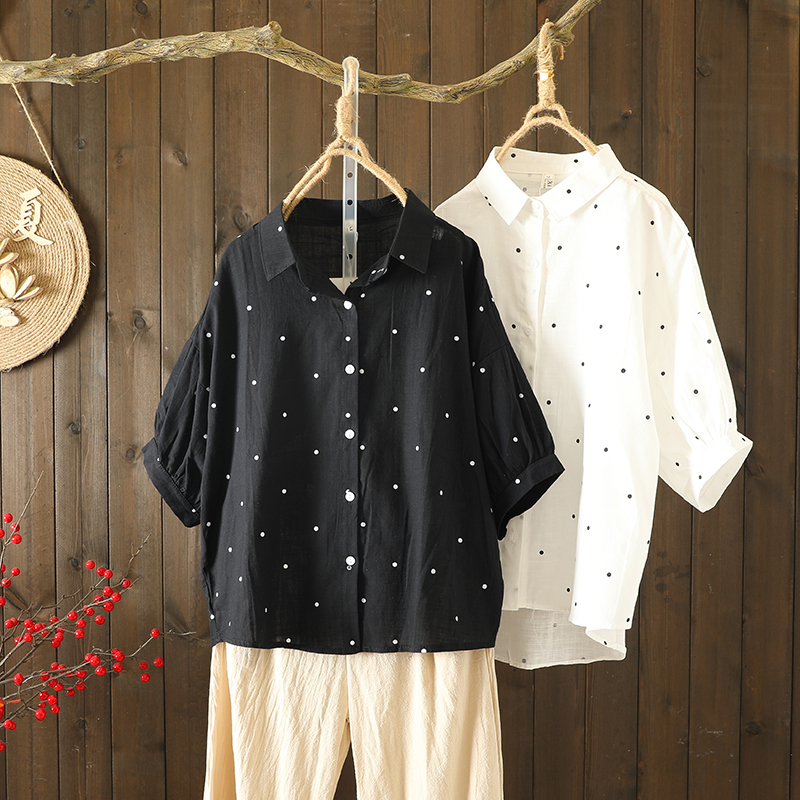 เสื้อลินิน เสื้อผ้าฝ้ายลินิน เสื้อเชิ้ตผ้าลินิน